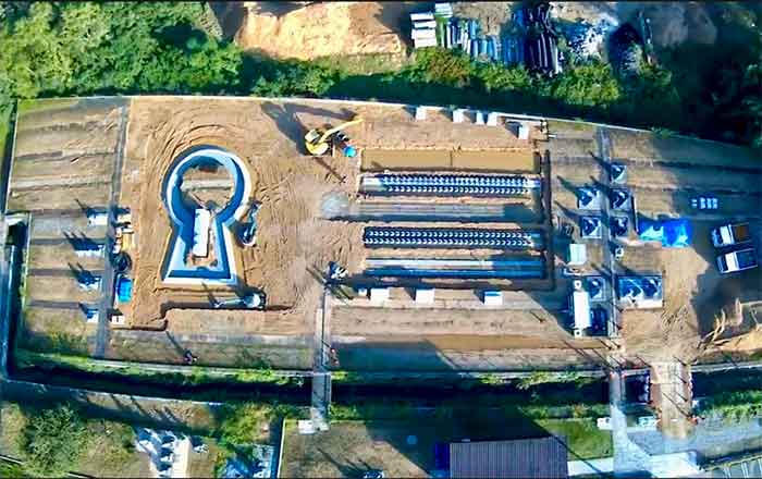 来年の春の開園に向けて工事が順調に進んでいます